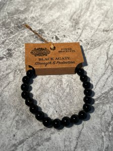 Power Bracelet Black Agate